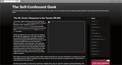 Desktop Screenshot of geek.theothermartintaylor.com