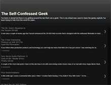 Tablet Screenshot of geek.theothermartintaylor.com